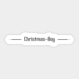 18 - CHRISTMAS-BOY Sticker